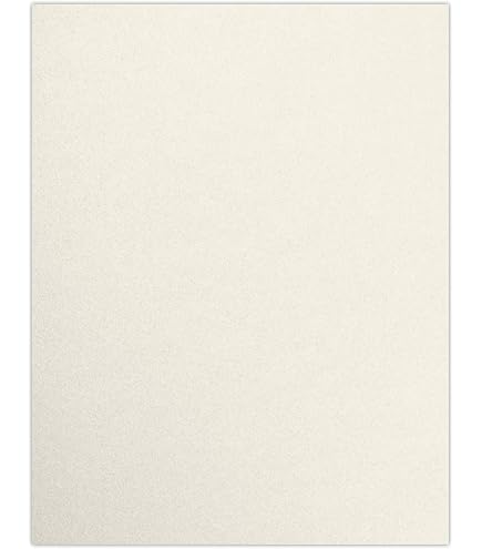 Amazon.com : Premium Ivory Quarzo Pearl Paper – A4 (8.27 x